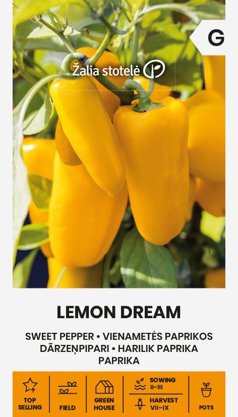 Paprika Lemon Dream Frö